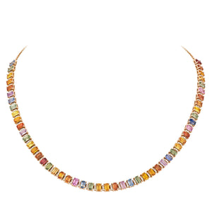 Breathtaking Diamond 18K Rose Gold Necklace for Her