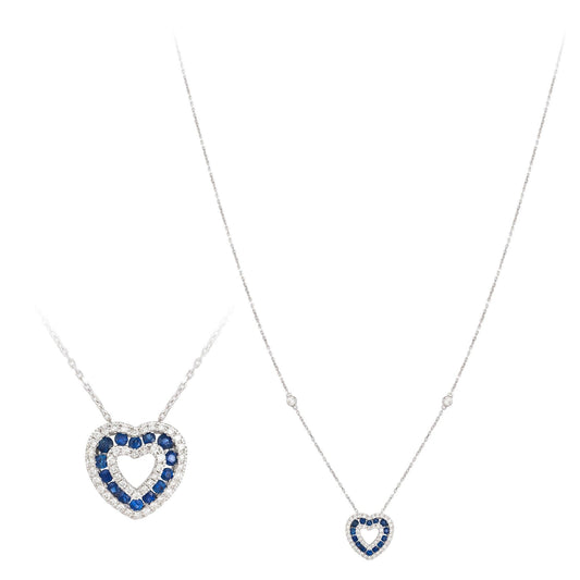 Breathtaking Diamond 18K White Gold Necklace for Her