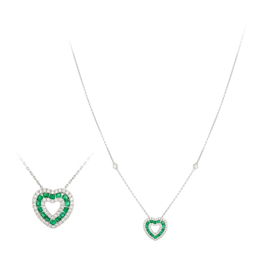 Breathtaking Diamond 18K White Gold Necklace for Her