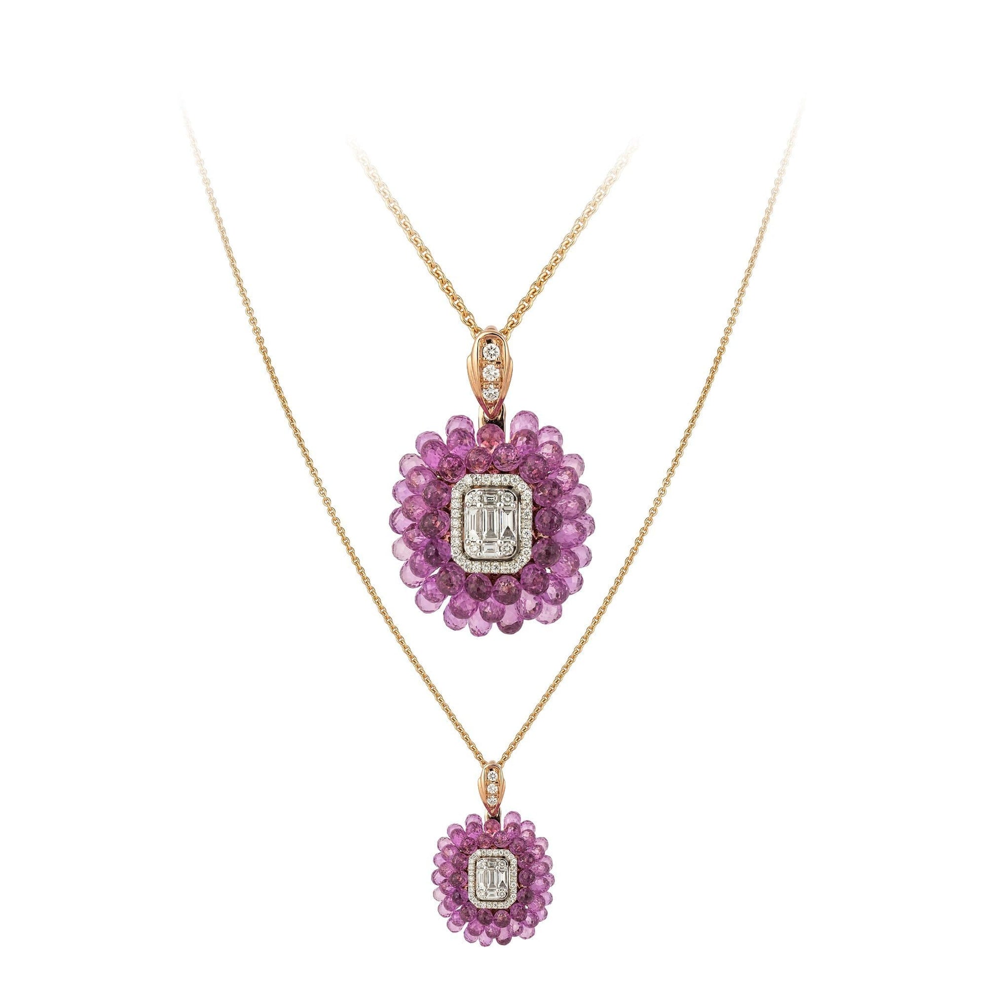 Breathtaking Diamond 18K White Gold Necklace for Her