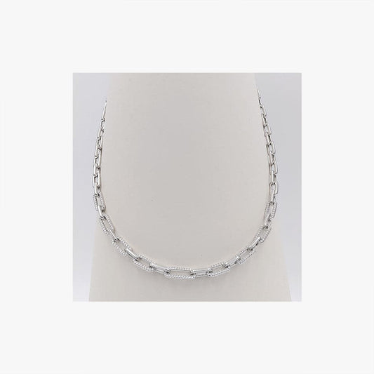 Chain Elegant Silver Necklace