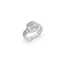 Load image into Gallery viewer, Briliant Chain Silver Ring
