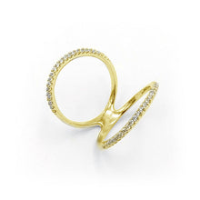 Load image into Gallery viewer, Double Chain Silver Ring
