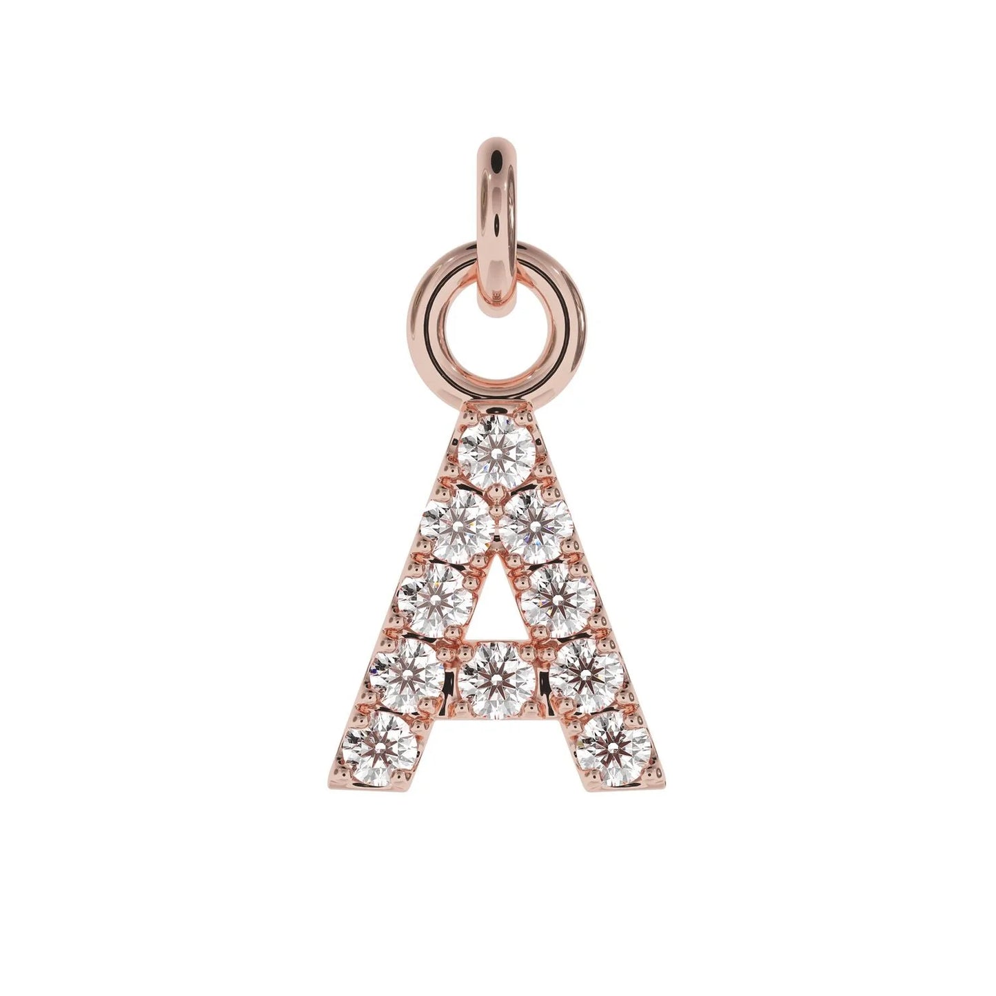 Personalised Silver Pendant Small Letter