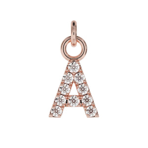 Personalised Silver Pendant Small Letter