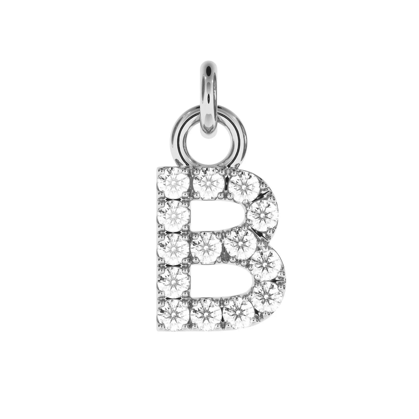 Personalised Silver Pendant Small Letter