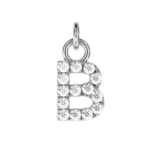 Personalised Silver Pendant Small Letter