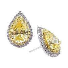 Load image into Gallery viewer, Pear Stone Silver Earrings Baby Essenia
