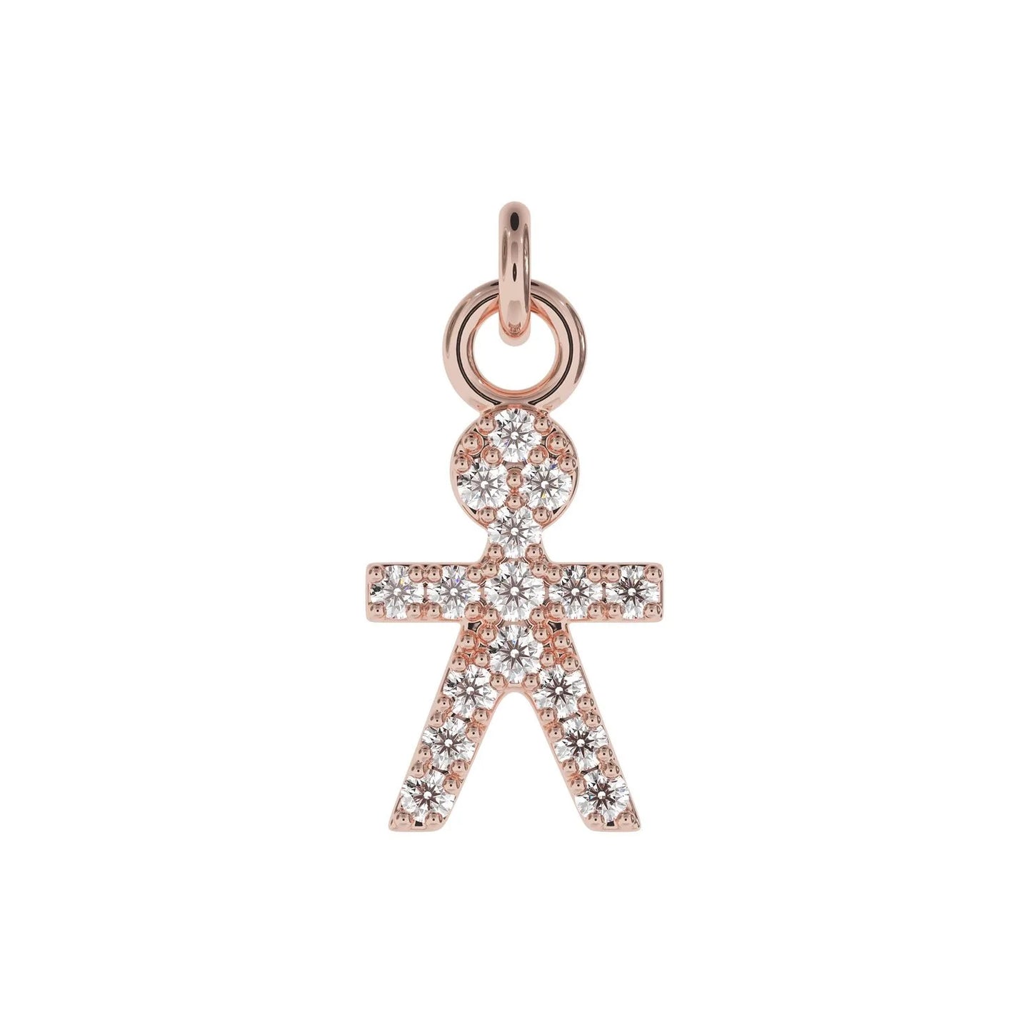 Personalised Silver Pendant Small Boy