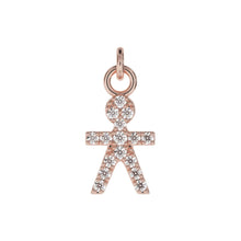 Load image into Gallery viewer, Personalised Silver Pendant Small Boy
