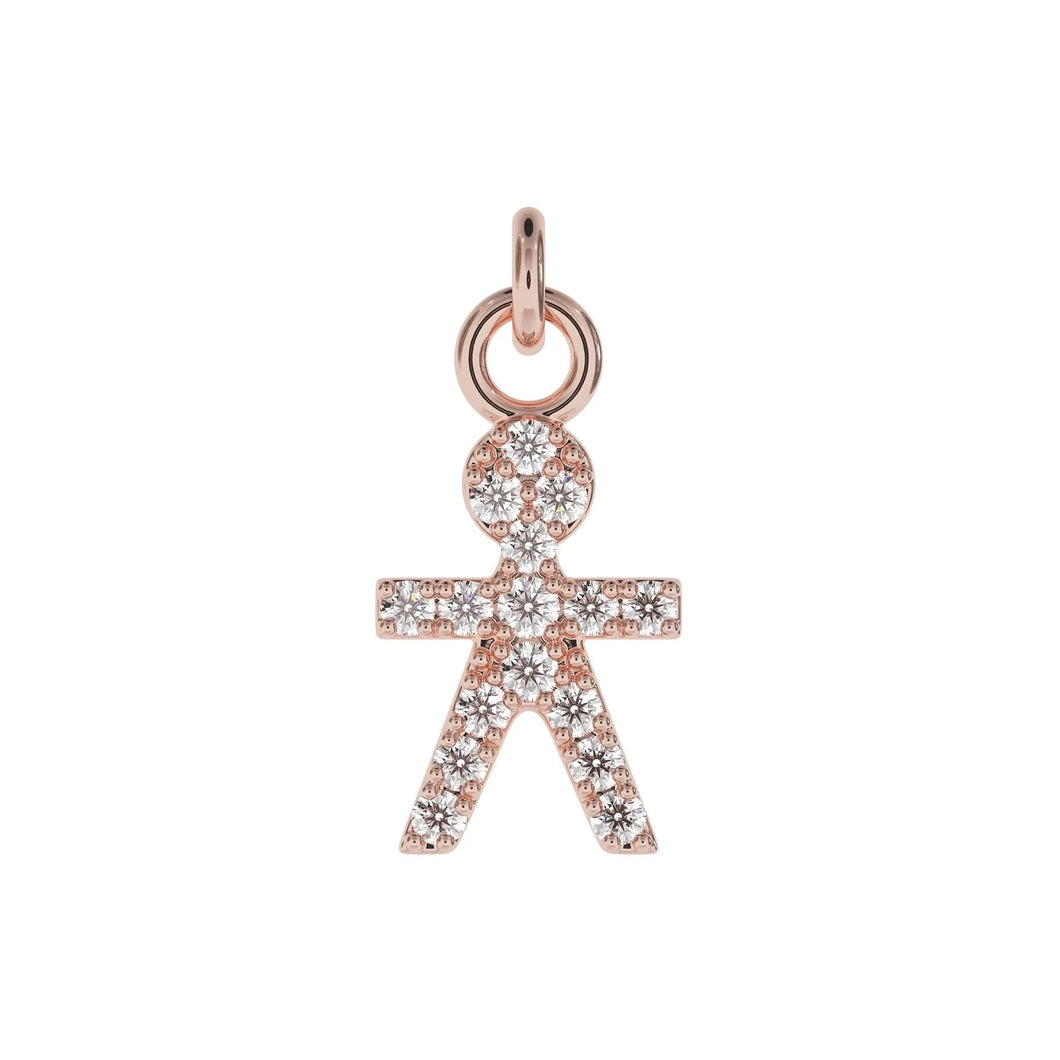 Personalised Silver Pendant Small Boy
