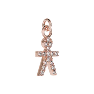 Personalised Silver Pendant Small Boy