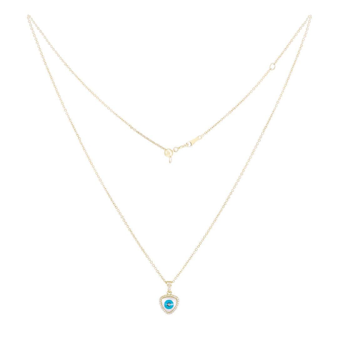 Cat Eye Gold Necklace - Natkina