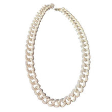 Load image into Gallery viewer, Chunky Curb Chain Silver Necklace

