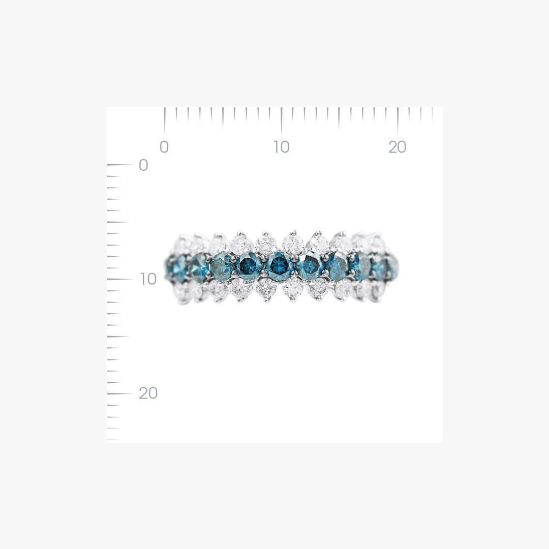 Classic Diamond White Gold Ring - Natkina