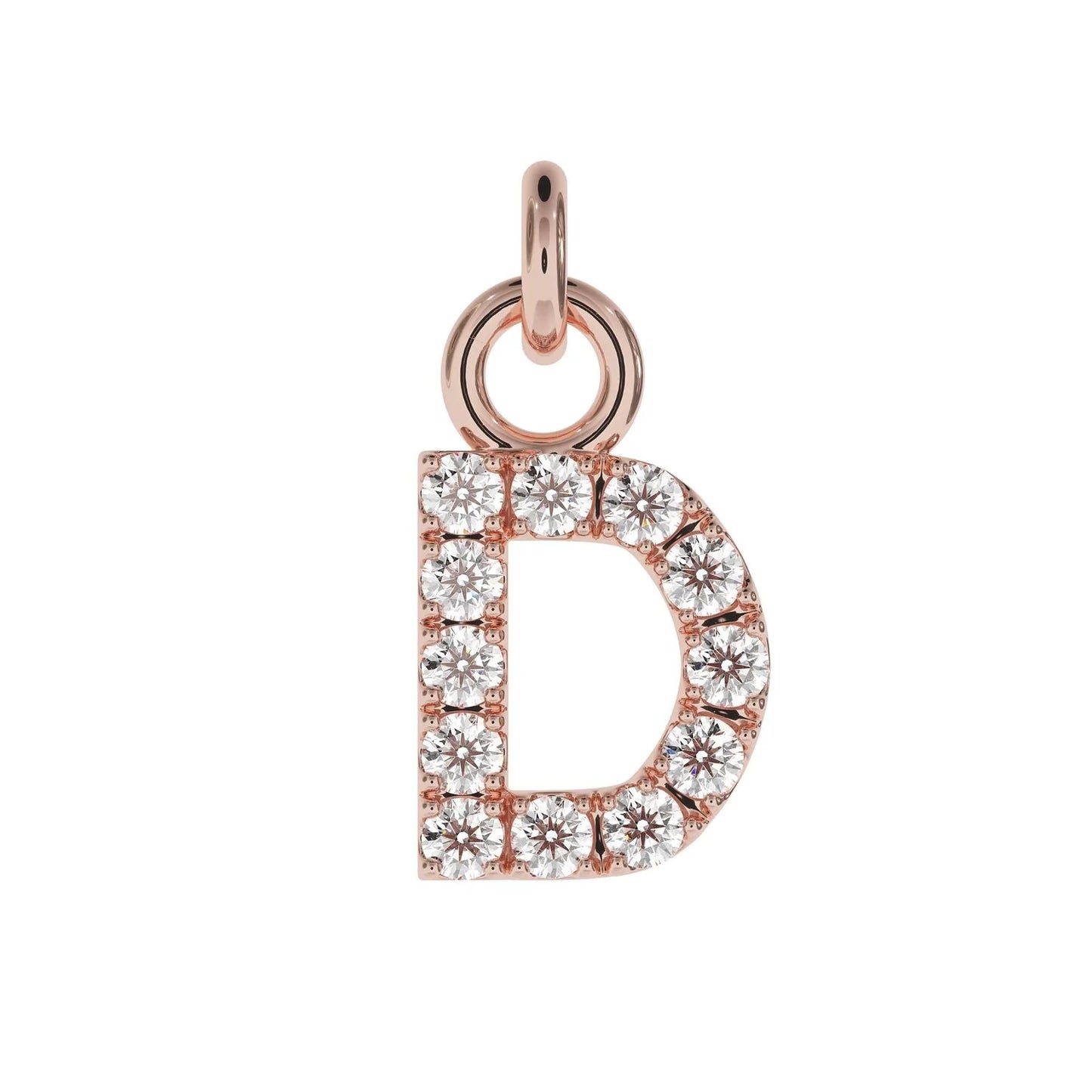 Personalised Silver Pendant Small Letter