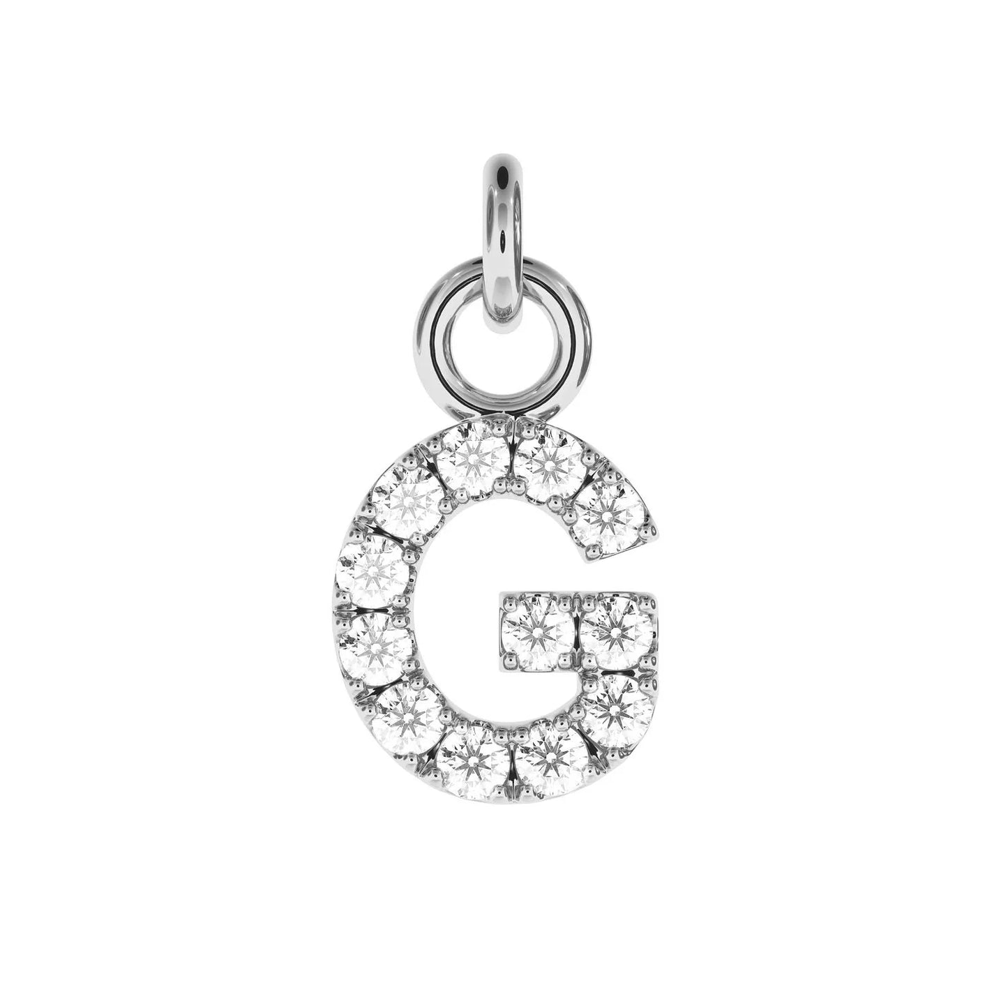 Personalised Silver Pendant Small Letter