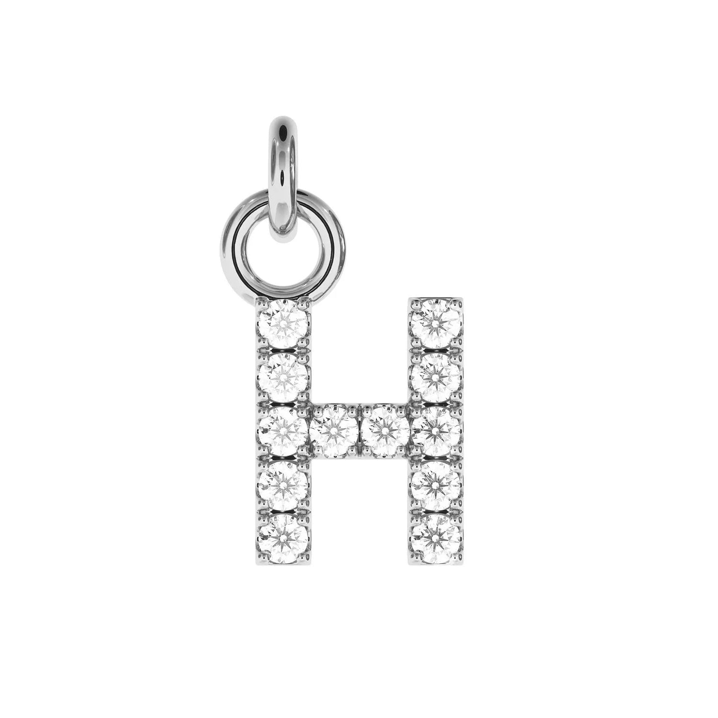 Personalised Silver Pendant Small Letter