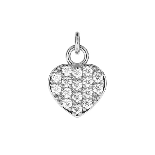 Personalised Silver Pendant Small Heart