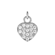 Load image into Gallery viewer, Personalised Silver Pendant Small Heart
