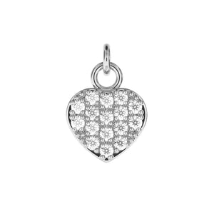 Personalised Silver Pendant Small Heart
