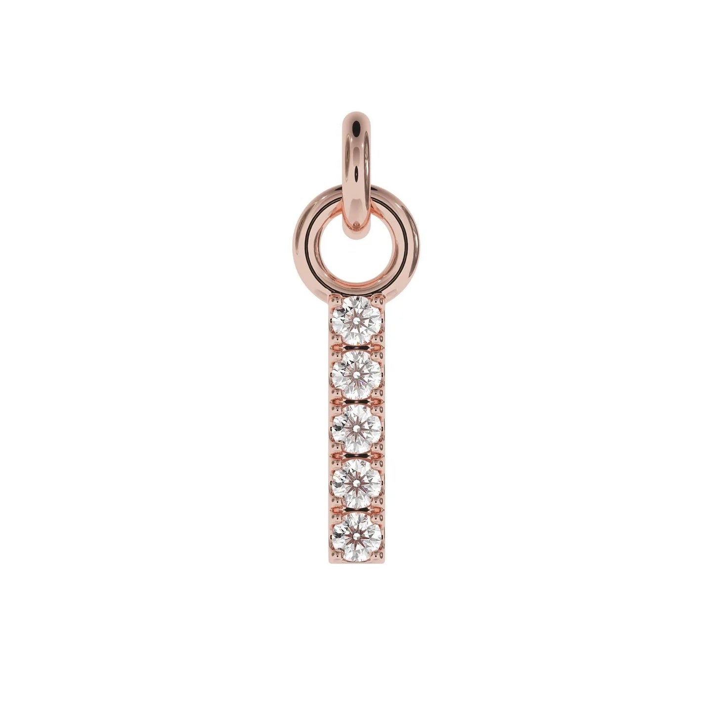 Personalised Silver Pendant Small Letter