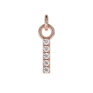 Personalised Silver Pendant Small Letter