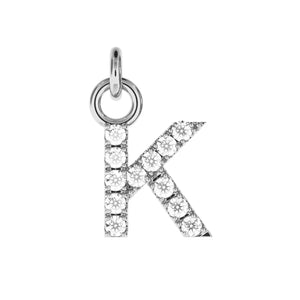 Personalised Silver Pendant Small Letter