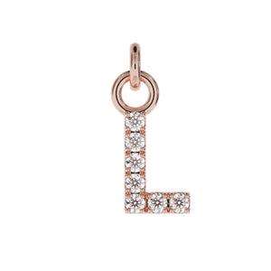 Personalised Silver Pendant Small Letter