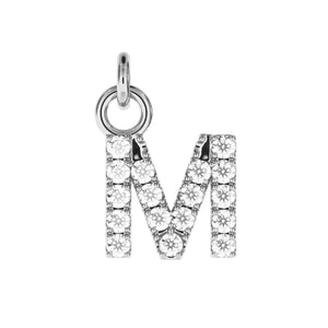 Personalised Silver Pendant Small Letter