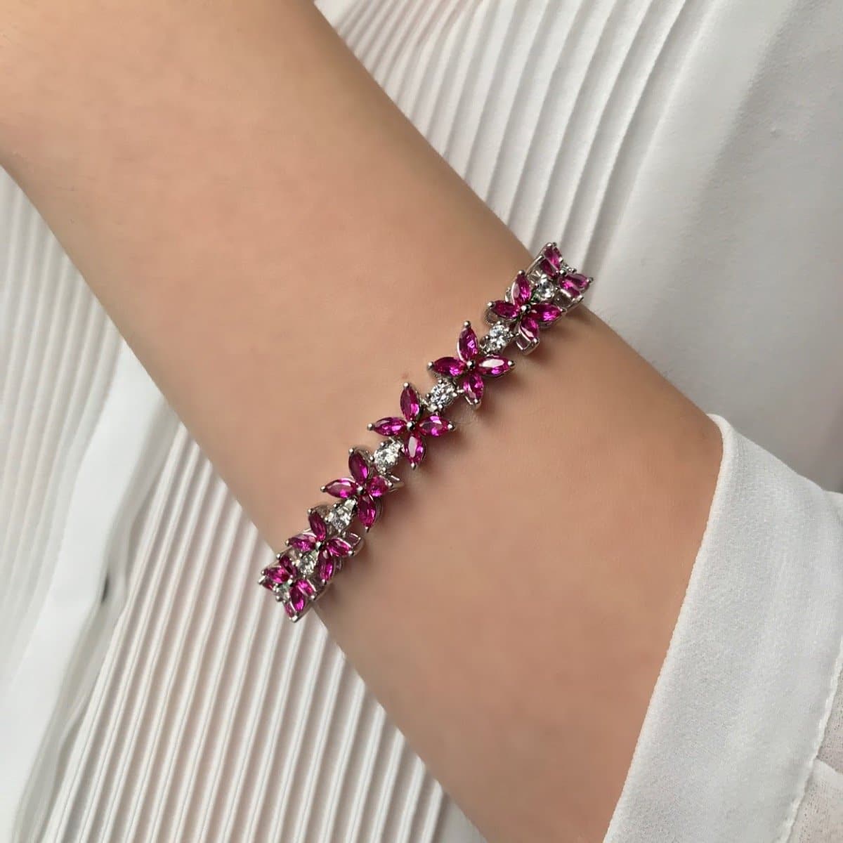 Multi-flower Bracelet - Natkina