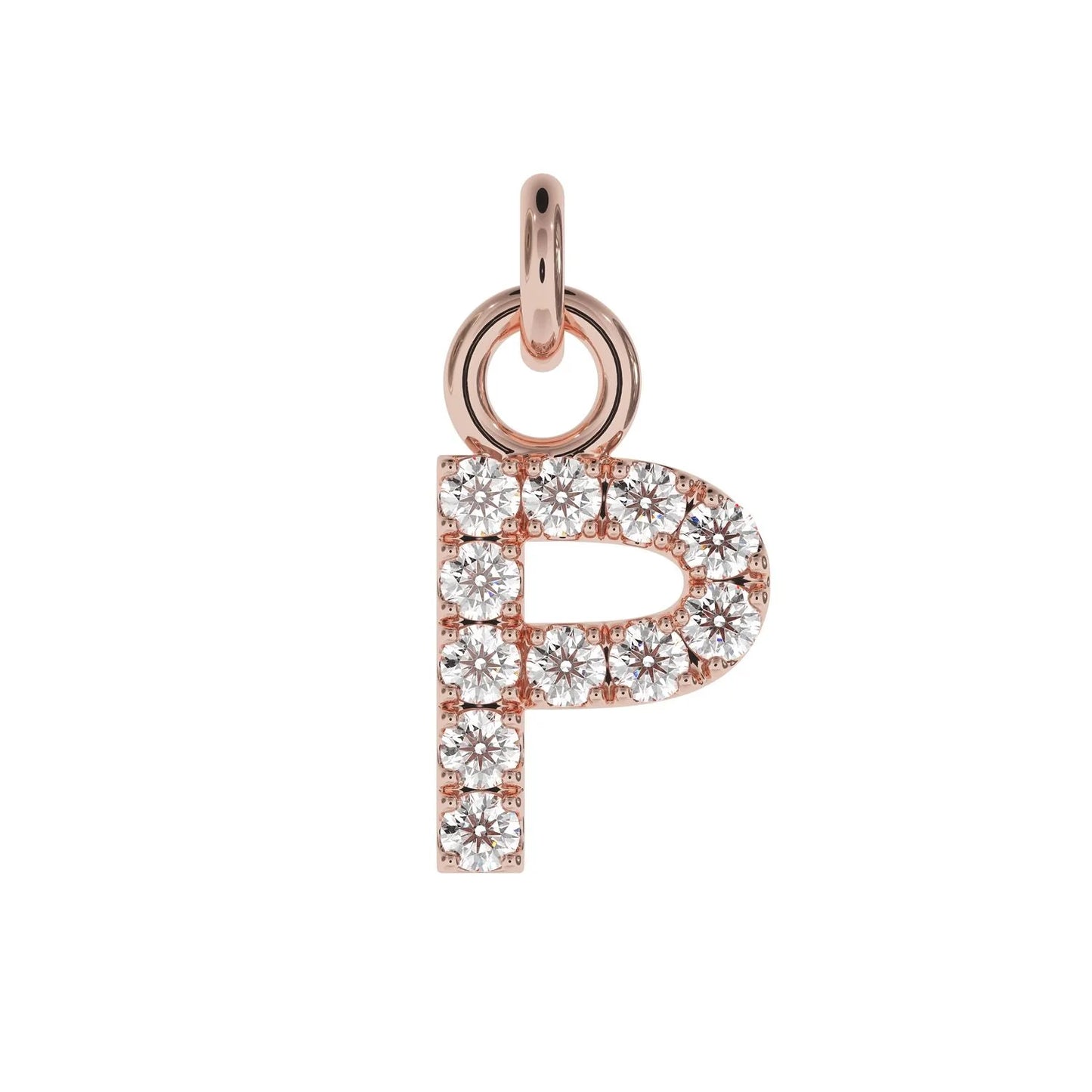 Personalised Silver Pendant Small Letter