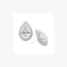Load image into Gallery viewer, Pear Stone Silver Earrings Baby Essenia - Natkina

