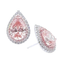 Load image into Gallery viewer, Pear Stone Silver Earrings Baby Essenia
