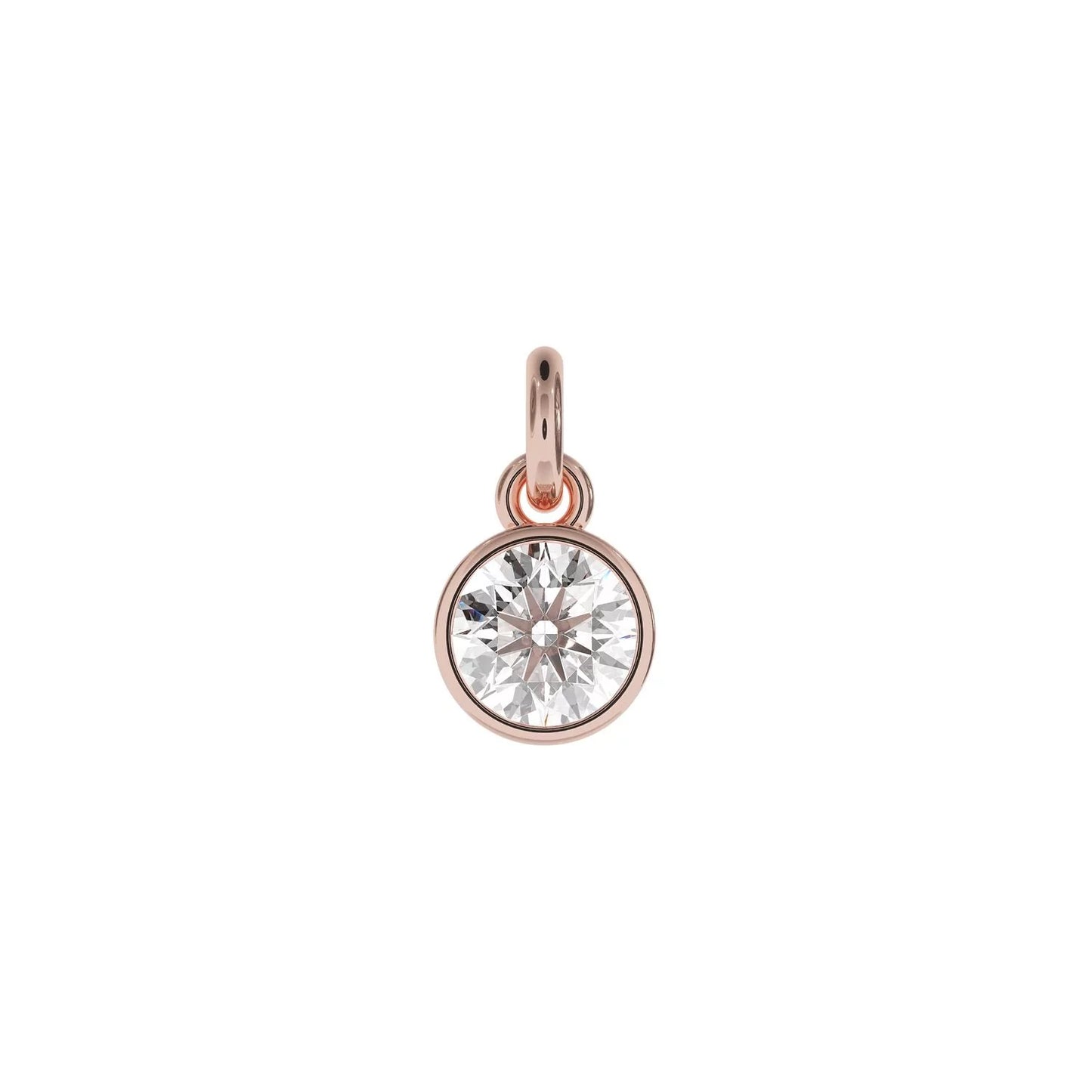 Personalised Silver Pendant Small Crystal
