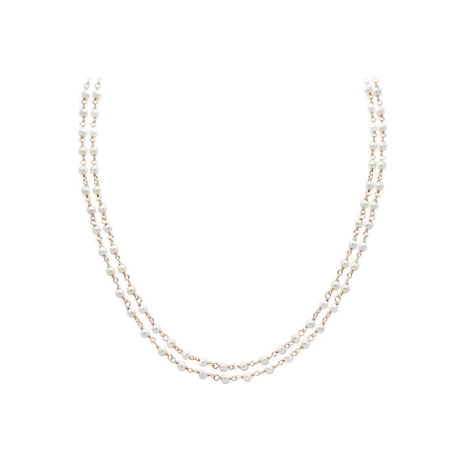 Personalise Your Double Beads Necklace - Natkina