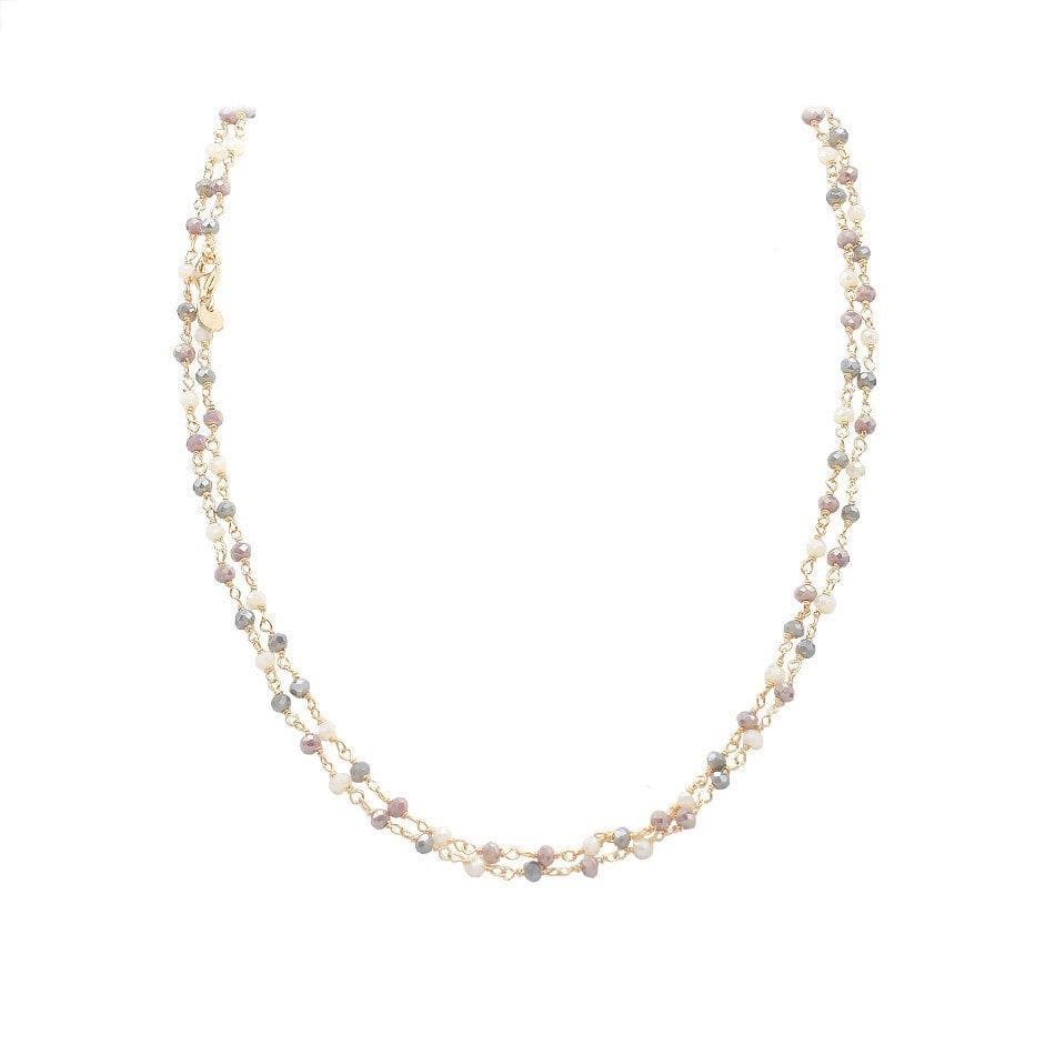 Personalise Your Double Beads Necklace - Natkina