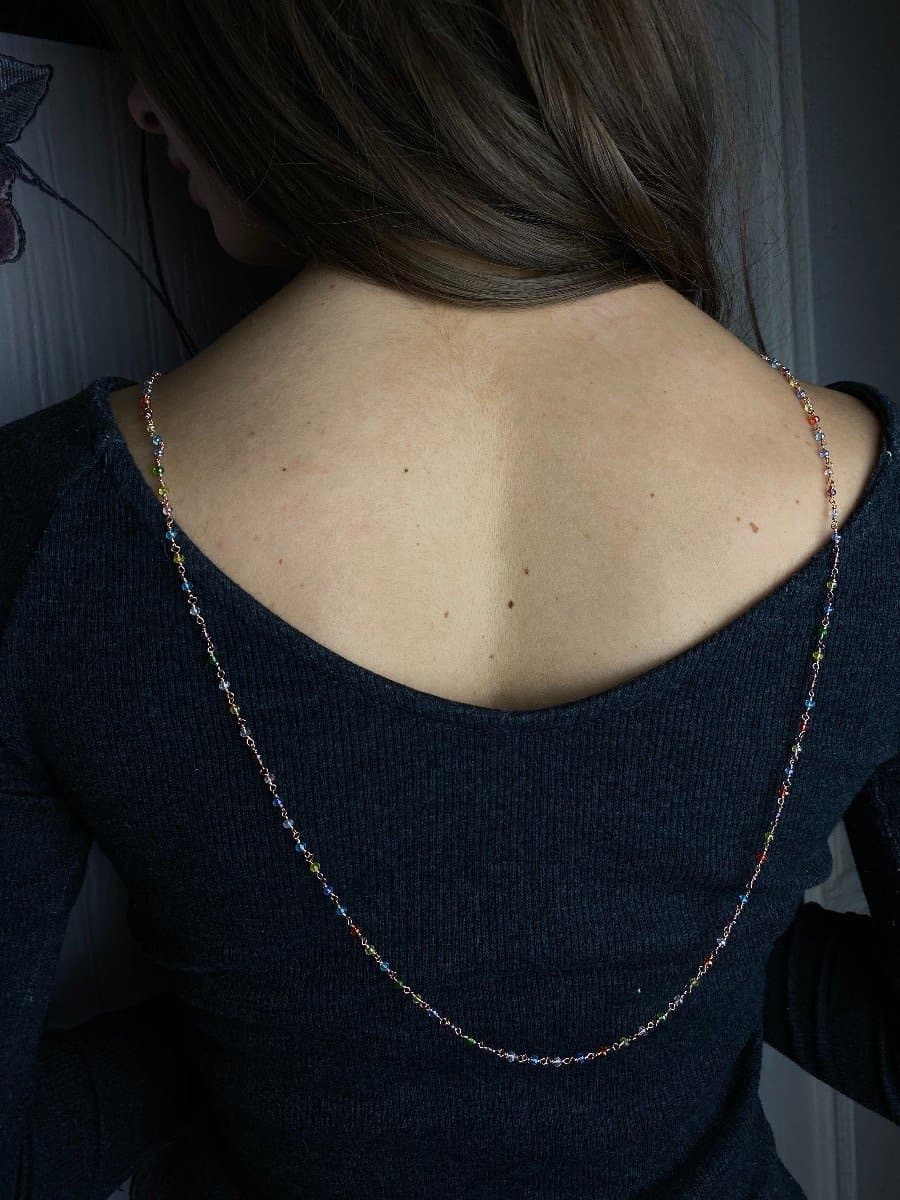 Personalise Your Double Beads Necklace - Natkina