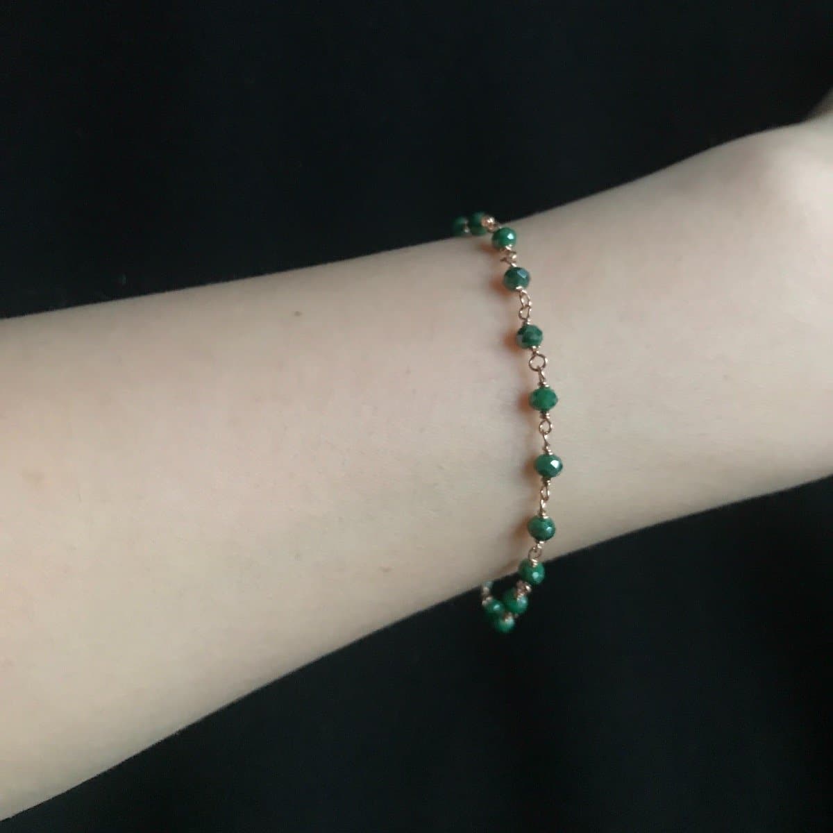 Personalise Your Silver Beads Bracelet - Natkina