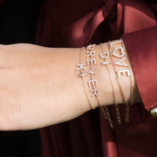 Load image into Gallery viewer, Personalized Diamond Bracelet &amp; Diamond Boy Charm - Natkina
