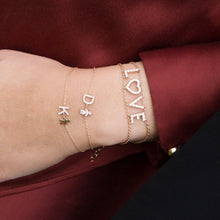 Load image into Gallery viewer, Personalized Diamond Bracelet &amp; Diamond Boy Charm - Natkina
