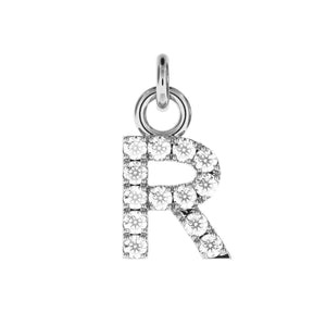 Personalised Silver Pendant Small Letter