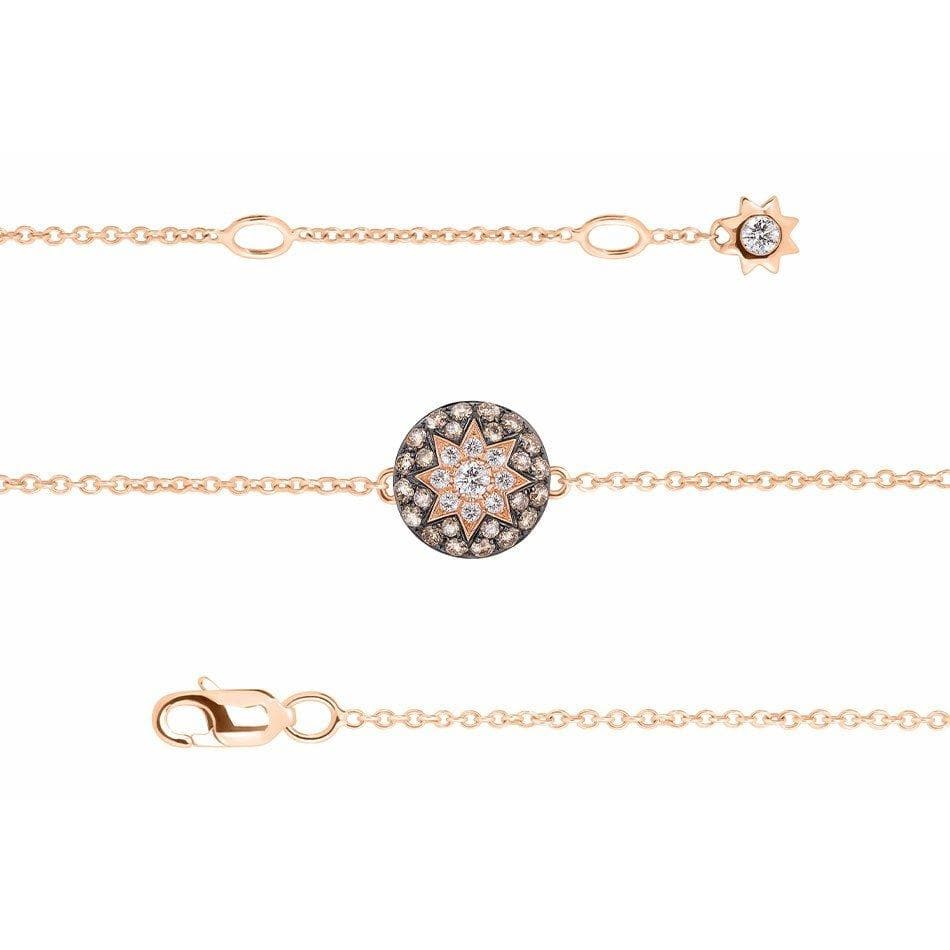 Round Star Bracelet Champagne Diamond - Natkina