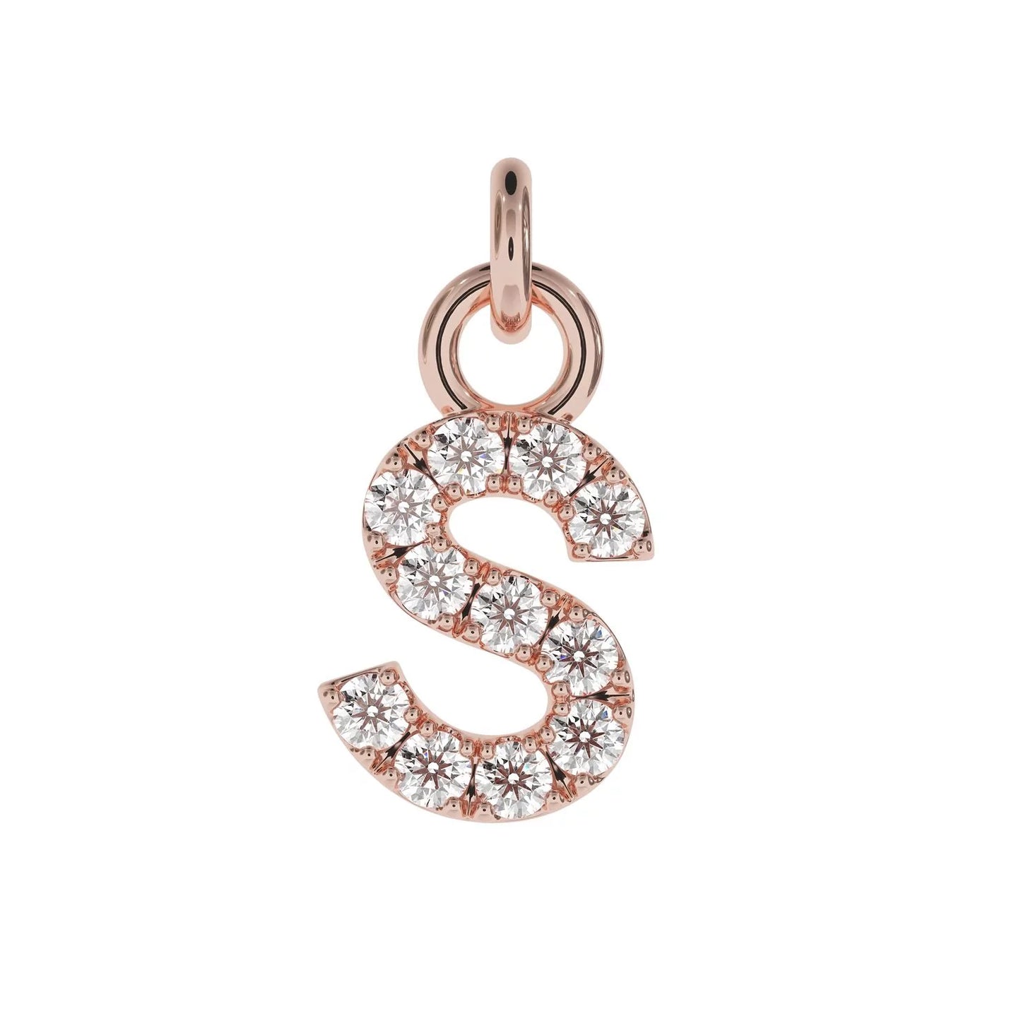 Personalised Silver Pendant Small Letter