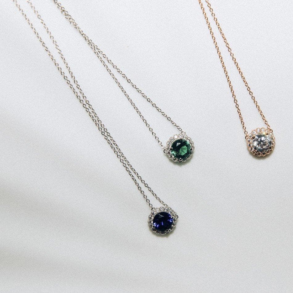 Solitaire Big Simple Pendant - Natkina