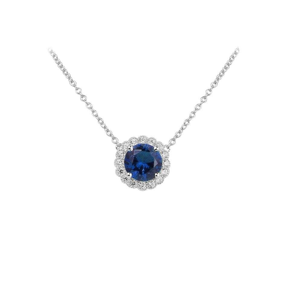Solitaire Big Simple Pendant - Natkina