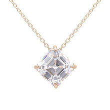Load image into Gallery viewer, Square Large Silver Necklace
