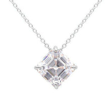Load image into Gallery viewer, Square Large Silver Necklace
