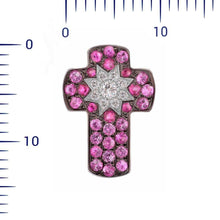 Load image into Gallery viewer, Star Cross Pendant Ruby - Natkina
