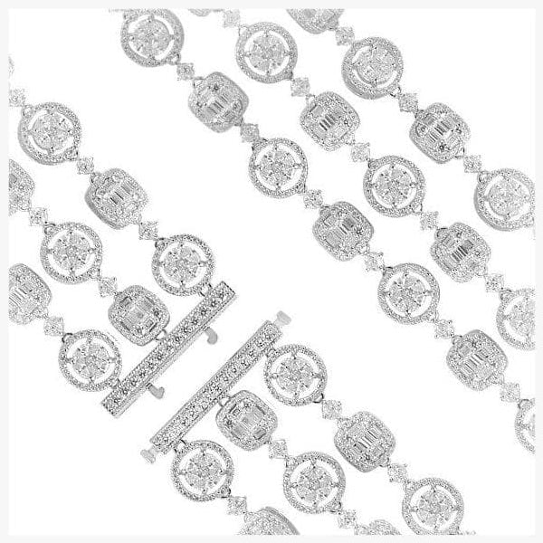 Stefania Silver Bracelet/Choker